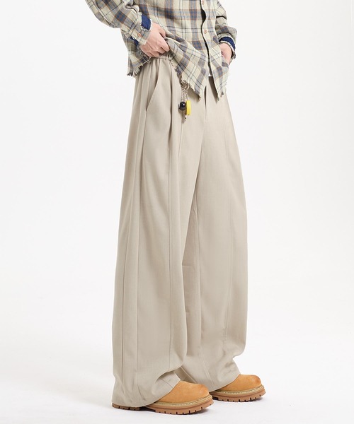 aimoha スラックス ワイドカーゴスラックス メンズ : ZOZOTOWN