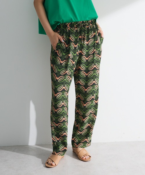 Green Parks（グリーンパークス） パンツ 柄イージーパンツIII