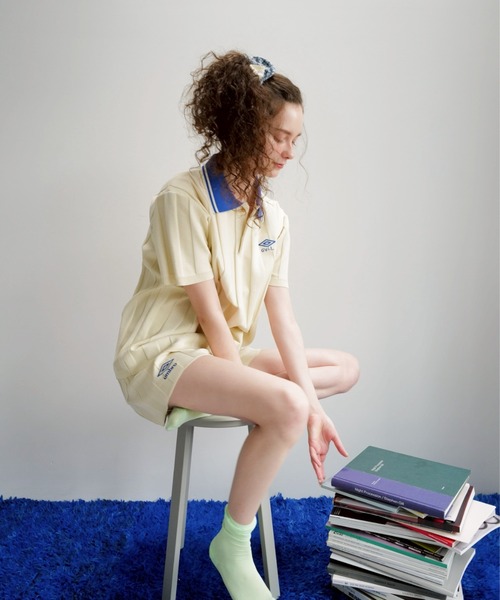 common gull products. パンツ umbro×common gull products.でこぼこの