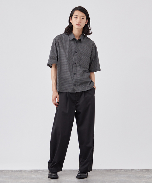 RED KAP シャツ KAP別注 ミニチェック半袖シャツ メンズ
