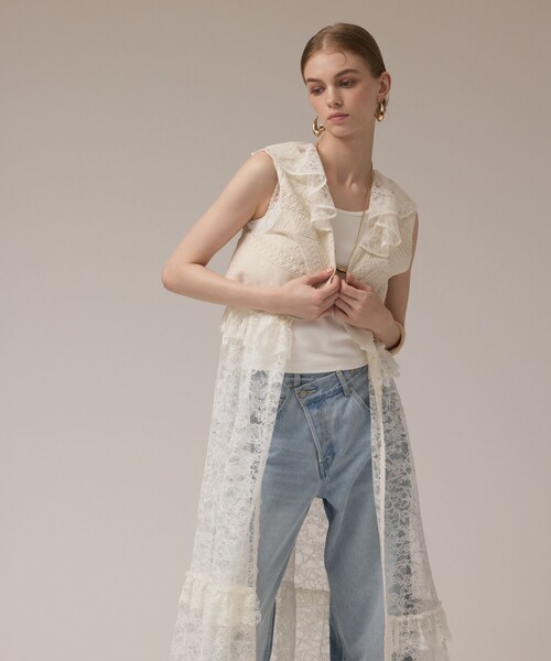 GRACE CONTINENTAL（グレースコンチネンタル） ベスト ジレ エンブロイ