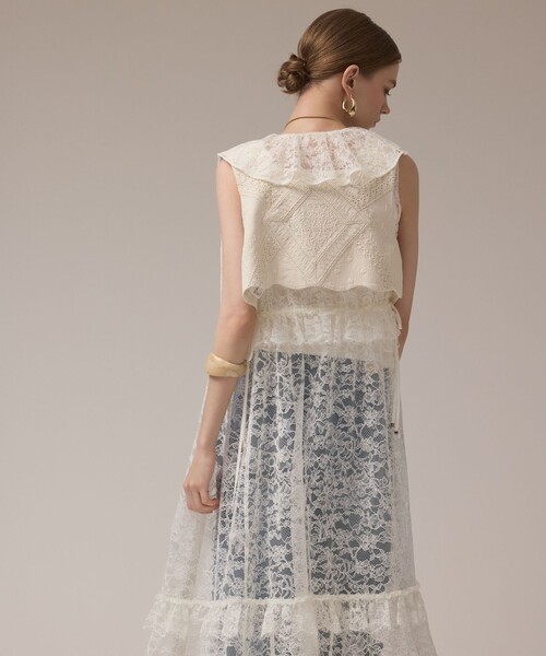 GRACE CONTINENTAL（グレースコンチネンタル） ベスト ジレ エンブロイ