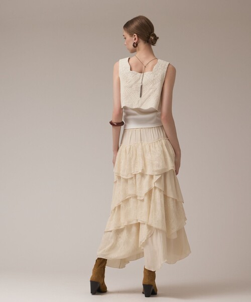 GRACE CONTINENTAL（グレースコンチネンタル） ベスト ジレ エンブロイ