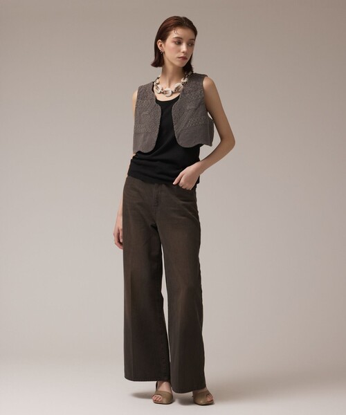 GRACE CONTINENTAL（グレースコンチネンタル） ベスト ジレ エンブロイ