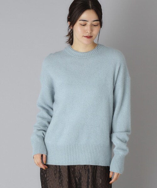 TICCA（ティッカ） ニット セーター ヤククルーネックプルオーバー