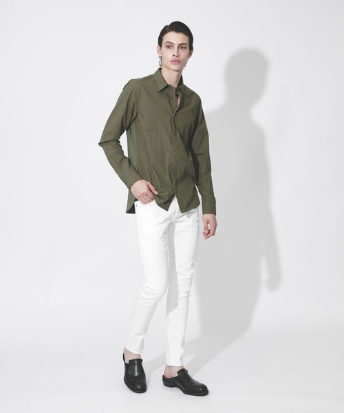 5351 pour les hommes シャツ 5351 POUR LES HOMMES シャツ コンビネーションメッシュ 半袖