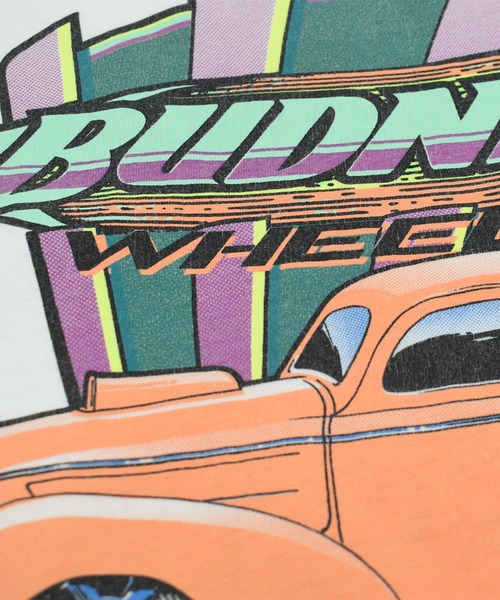 Hanes（ヘインズ） tシャツ 「USED」90's Hanes “BUDNIK WHEELS