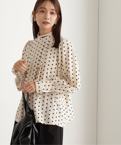 「N.（N. Natural Beauty Basic）」 長袖ブラウス MEDIUM ベージュ系その他 レディース