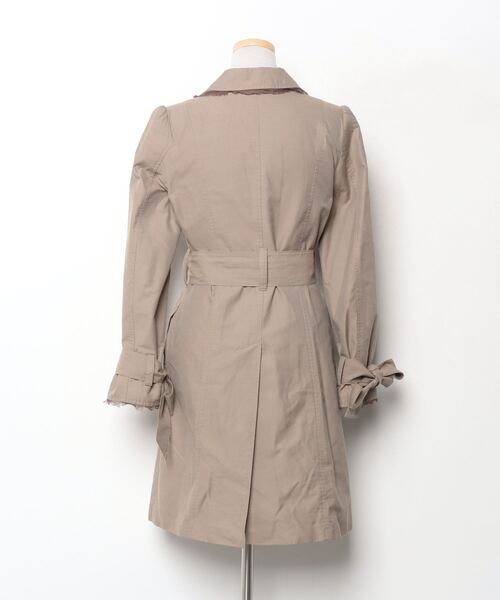 「REVISITATION」 チェスターコート - ベージュ レディース_画像2