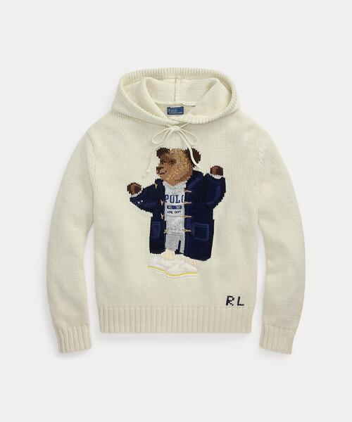 ニット セーター Polo ベア フーデッド セーター レディース POLO RALPH LAUREN ニット セーター Polo ベア フーデッド