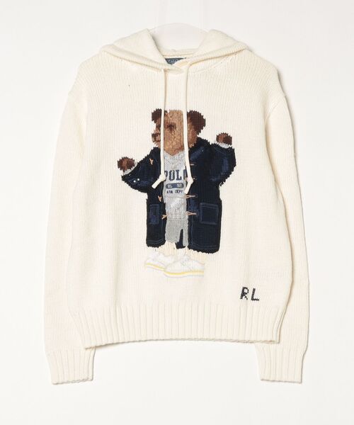 POLO ラルフローレン ベア ニットパーカー レディース POLO RALPH LAUREN ニット セーター Polo ベア フーデッド