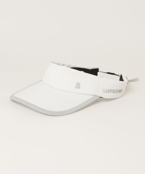 ✨美品✨ランバンスポール 2WAYバイザー レディース ゴルフ サンバイザー LANVIN SPORT サンバイザー サンバイザー「リボン取り外し可能