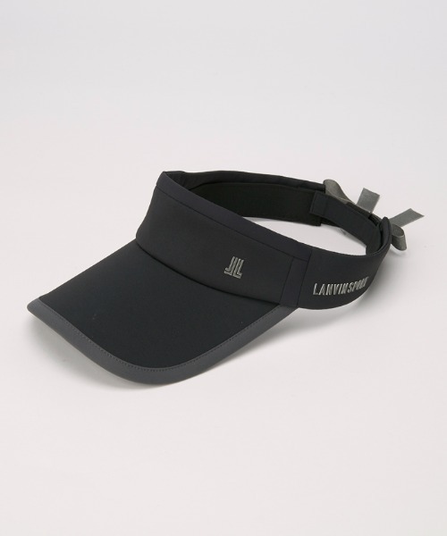 LANVIN SPORT サンバイザー サンバイザー「リボン取り外し可能