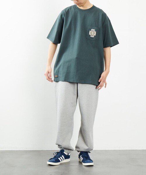 「PENDLETON」 半袖Tシャツ MEDIUM グレイッシュベージュ メンズ