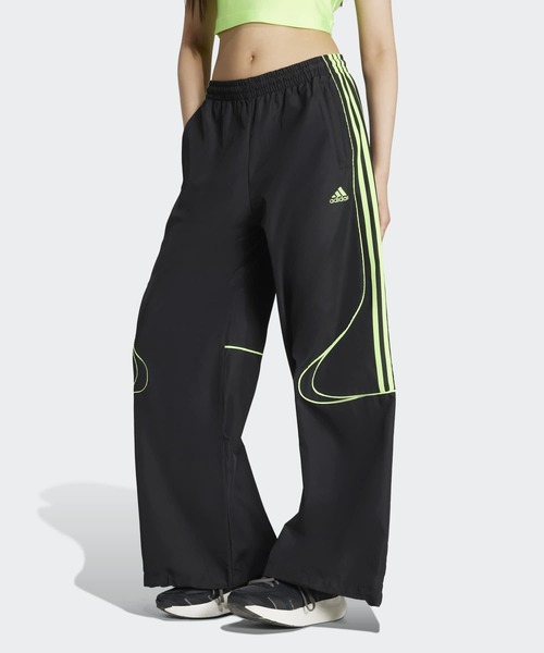 未使用に近い　アディダス　ハイウェスト￼ジャージパンツ　センター縫い目あり adidas スウェットパンツ ジャージ adidas/アディダス オーバー