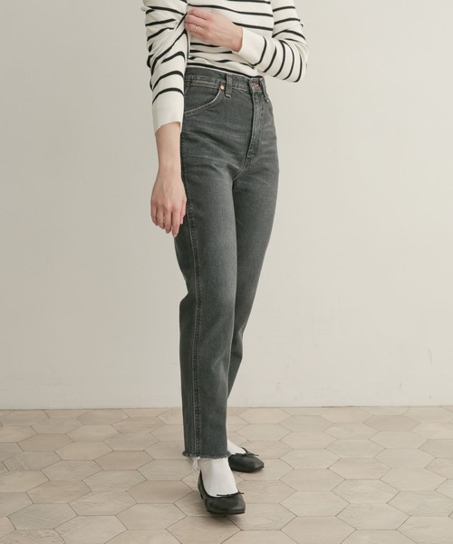 [URBAN RESEARCH DOORS] обработка Denim брюки MEDIUM серый женский 