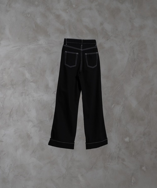 「adree」 デニムパンツ MEDIUM ブラック レディース