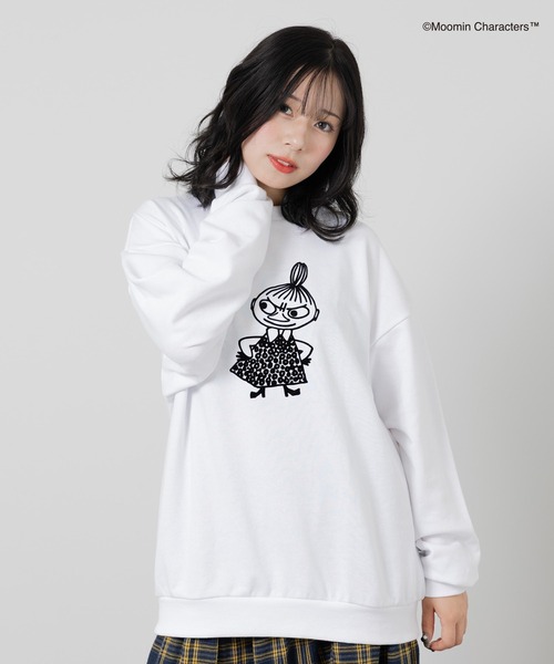 MOOMIN（ムーミン） トレーナー スウェット 「ムーミン」プリント 裏毛