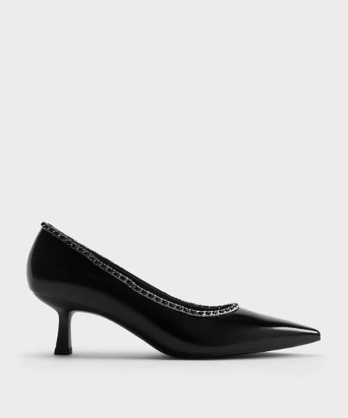 CHARLES ＆ KEITH（チャールズ&キース） パンプス ブレイドチェーン