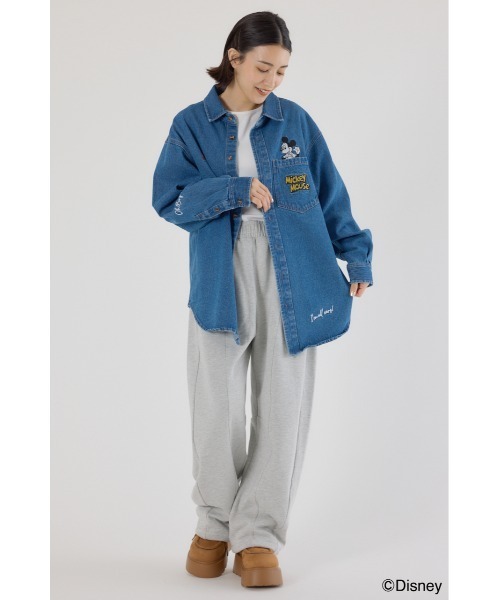 RODEO CROWNS WIDE BOWL ミッキーDENIMシャツ RODEO CROWNS WIDE BOWL | 【UNISEX】（ミッキー）DENIMシャツ (シャツ