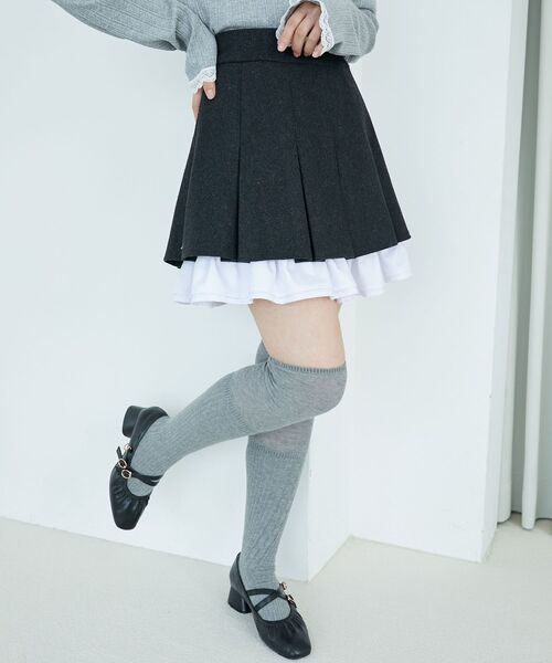 MAJESTIC LEGON（マジェスティックレゴン） スカート 配色フリル