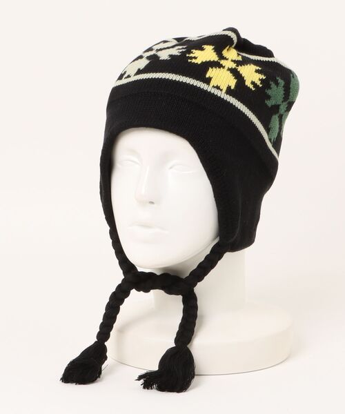 POLeR（ポーラー） ニット帽 ニットキャップ ビーニー BEAR PAW FLAP