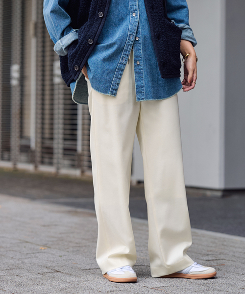 FRAMeWORK（フレームワーク） スラックス パンツ 「手洗い可 / 追加