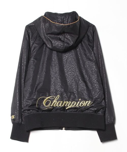 Champion（チャンピオン） ジップアップブルゾン L ブラック メンズ