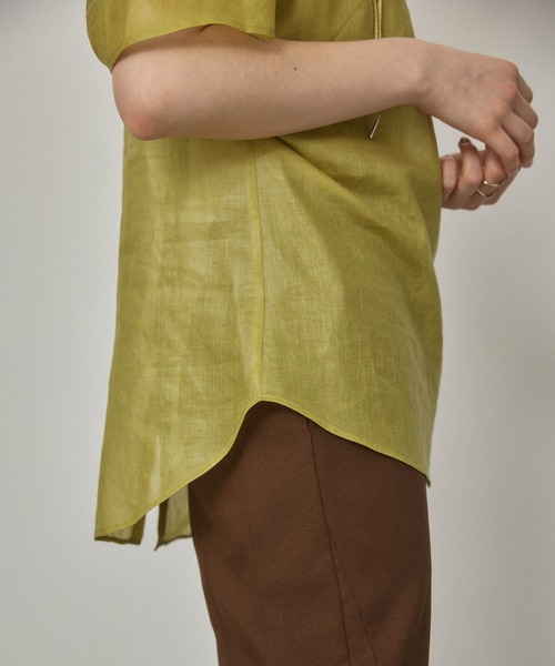 「PUBLIC TOKYO」 ドルマンスリーブブラウス FREE グリーン レディース_画像4