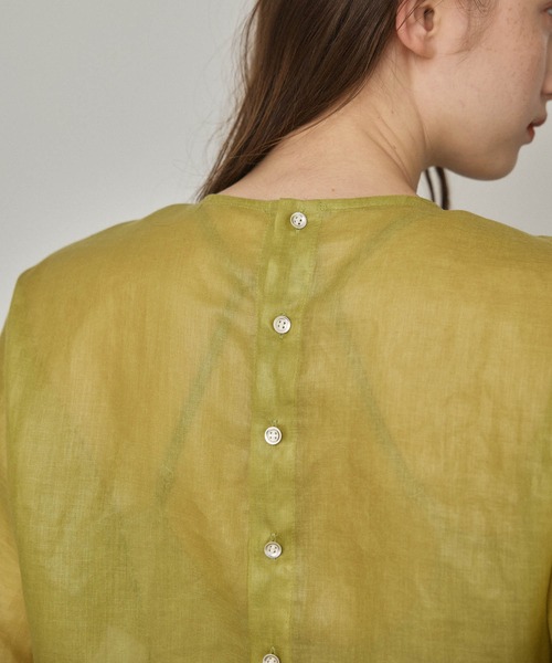 「PUBLIC TOKYO」 ドルマンスリーブブラウス FREE グリーン レディース_画像9