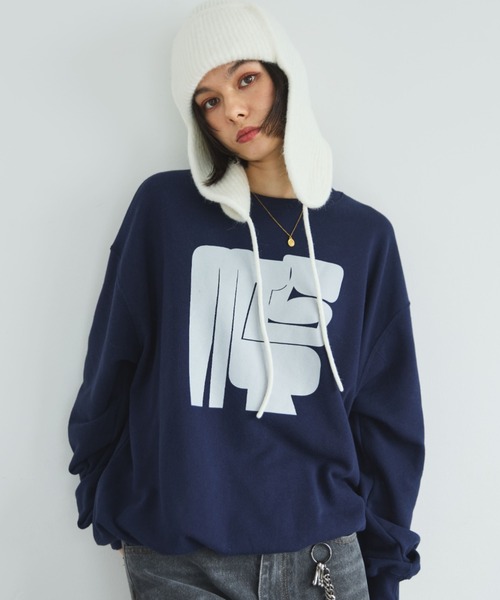 ホロホロ様　OFF-WHITE \"MIRROR MIRROR\" トレーナー ホロホロ様 OFF-WHITE 