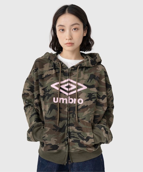 Casselini（キャセリーニ） パーカー 「UMBRO × ロゴジップパーカー