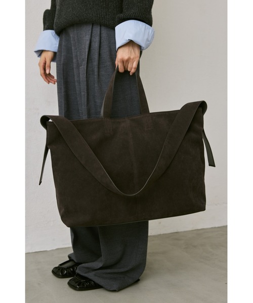 un/neu トートバッグ フェイクスエード2WAYビッグトート / ショルダー