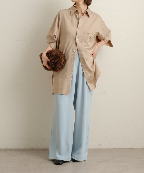 Omekashi（オメカシ） パンツ トロミイージーパンツ レディース