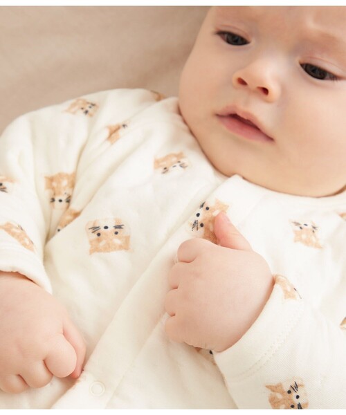 PETIT BATEAU（プチバトー） ベビー服 ロンパース コンビネゾン