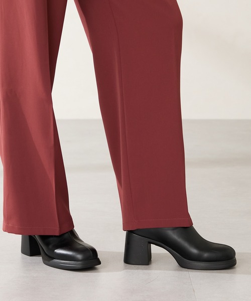 オリエンタルトラフィック（ORiental TRaffic）/【25秋冬新作】ニットドッキングヒールショートブーツ/51407 ORiental TRaffic（オリエンタルトラフィック） ブーツ ニット