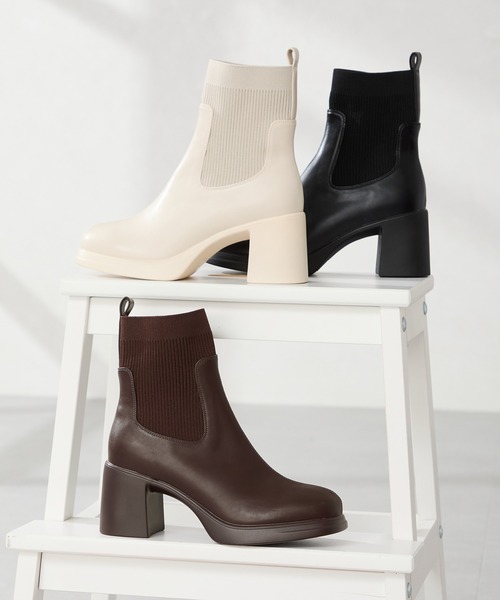 ORiental TRaffic（オリエンタルトラフィック） ブーツ ニット