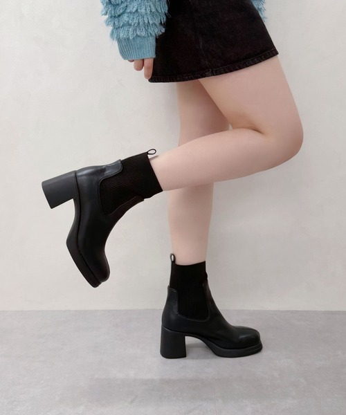 ORiental TRaffic（オリエンタルトラフィック） ブーツ ニット