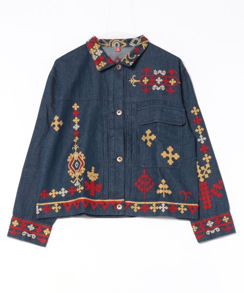 チャイハネ（CAYHANE） ブラウス シャツ 「チャイハネ」カチ刺繍デニム