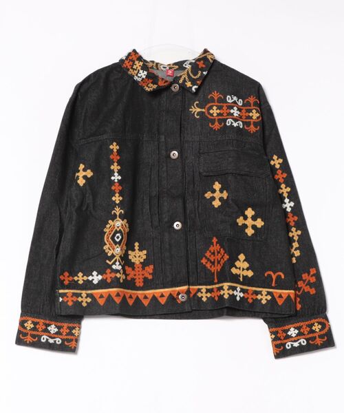 チャイハネ（CAYHANE） ブラウス シャツ 「チャイハネ」カチ刺繍デニム 