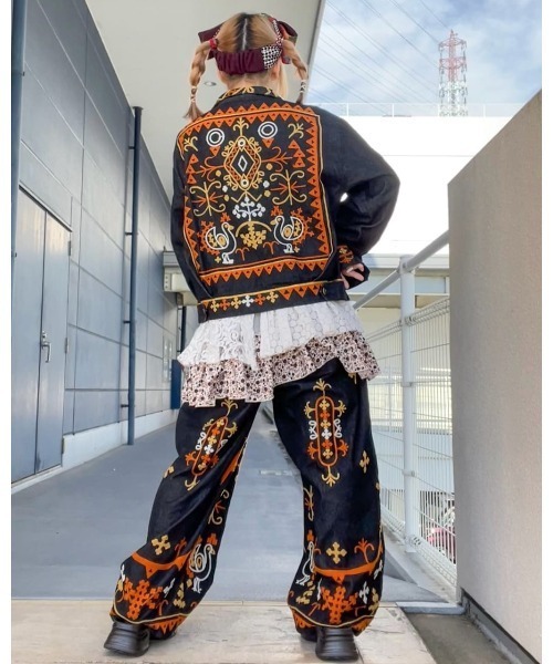 チャイハネ（CAYHANE） ブラウス シャツ 「チャイハネ」カチ刺繍デニム 