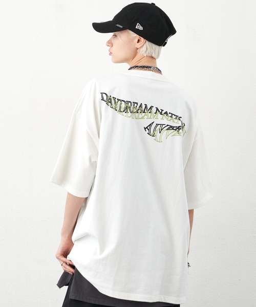 「AIVER」 半袖Tシャツ LARGE ネイビー メンズ_画像5