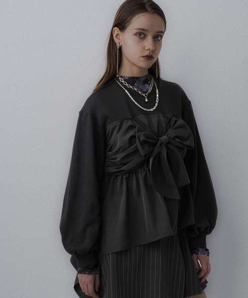 HARE（ハレ） トレーナー スウェット ビスチェドッキングトップス(HARE