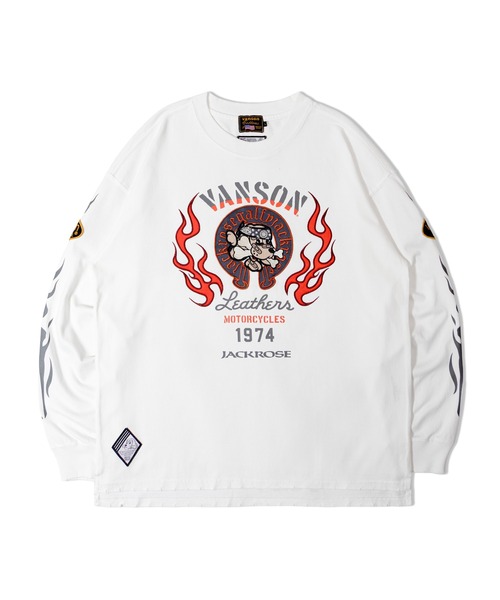GALFY（ガルフィー） tシャツ JACKROSE×VANSON×GALFY-炎犬Long Sleeve