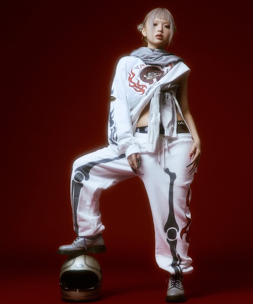 GALFY（ガルフィー） tシャツ JACKROSE×VANSON×GALFY-炎犬Long Sleeve