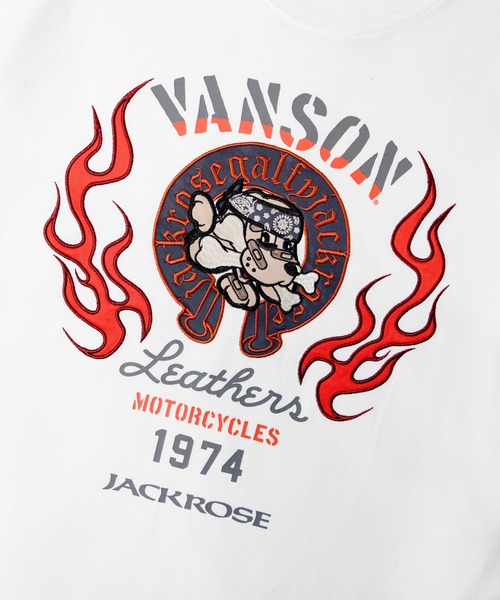 GALFY（ガルフィー） tシャツ JACKROSE×VANSON×GALFY-炎犬Long Sleeve