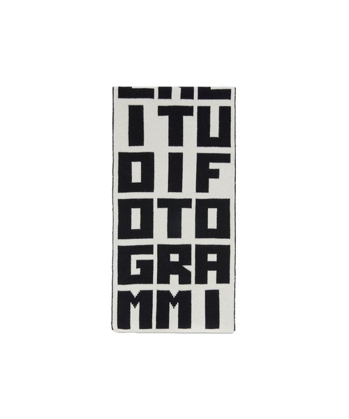 マフラー ストール MSGM×CATERINA FRONGIA コラボレーションジャガードマフラー レディース