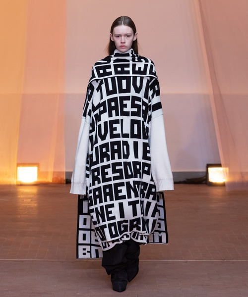 マフラー ストール MSGM×CATERINA FRONGIA コラボレーションジャガードマフラー レディース_6