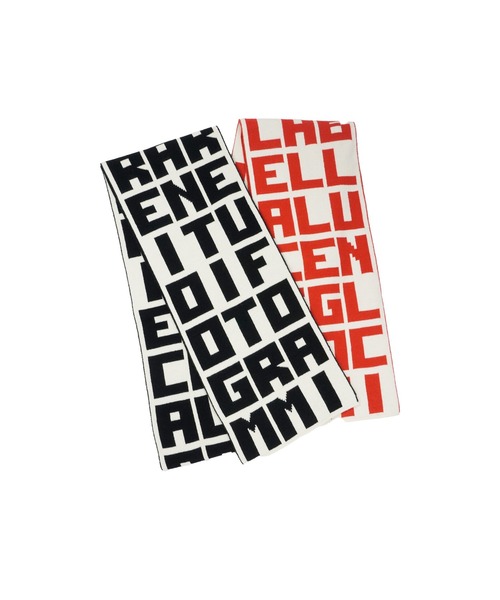 マフラー ストール MSGM×CATERINA FRONGIA コラボレーションジャガードマフラー レディース_14