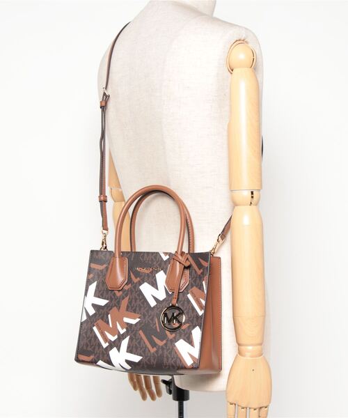 極美品　マイケルコース　ハンドバッグ　2way　茶　ストロー　かごバッグ　s49 極美品 マイケルコース ハンドバッグ 2way 茶 ストロー かごバッグ s49